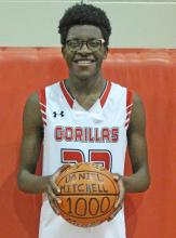 Mitchell scores 1,000th point during game against KWL