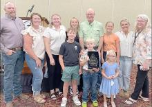 Dr. Gary Straight, DVM, of the Gregory Animal Clinic was the recipient of this year’s Distinguished Service Award.