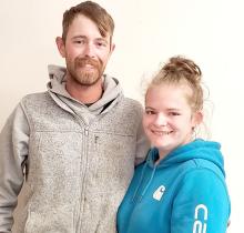 Kaleb and Kayla Lauer are the owners of Lauer Contracting, a new business in Gregory.