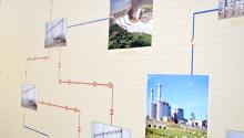 A map of the energy capabilities commonly found in S.D., featured in Lake Area Tech’s energy classroom. (Photo: Molly Wetsch/South Dakota News Watch)