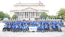 Midwest Honor Flight Mission 21, pictured above, held on September 25, 2024, was Paula Sundquist’s first mission as a community guardian. (Photo taken from Midwest Honor Flight Website)