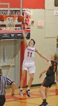 Cruz Klundt finished with 19 points, 10 rebounds, and 7 assists in the Gorillas’ 58-42 win against Scotland Friday night.