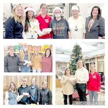 The Gregory chapter of the Independent Order of Oddfellows (IOOF) presents funds each year to assist people or organizations in need. Recently, they donated funds to the Community Christmas Tree, the food bank, the Backpack Program, and the Gregory Elementary Christmas Shopping project organized by Marlene Rezac and Marcy Creekmur.
