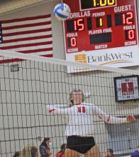 Spikers finish third in host tournament