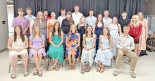 Thursday, April 30, 2026, all junior and senior NHS members were honored for their hard work and dedication to academics. New members received their pin and certificate; seniors received their tassel and certificate.