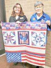 Patriotic quilt raffle winner announced