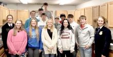 State FFA officers visit Gregory County FFA chapter