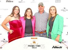 Avery Zeisler is pictured with her mom Ashley, dad Jon, and sister Taylor while attending the South Dakota Cattlemen’s Gala and concert.