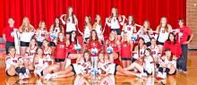 2026 GHS Lady Spikers opened their 2026 season on the road in a triangular against Kimball-White Lake and Miller. (photo by Prairie Portraits Inc.)
