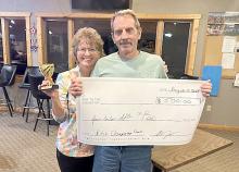 Sandy and Rick Teigen were the pitch champions on Saturday, August 17, 2024, at the Gregory Golf Course. Prairie Winds Park will receive the Teigen’s $500 prize.