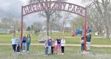 Gregory City Park now has a sign