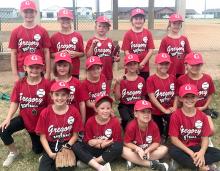 Gregory’s 8U girls softball team participants back row, l to r: Jayd Serr, Addyson Du-Frane, Harper Wenger, Michaela Hull and Mya Warnke. Middle row, l to r: Quinley Steffen, Hannah Hull, Hailie Lutt, Mayme Reber, Averie Stukel and Aurora Gonzalez. Front row, l to r: Avery Birkel, Lydia Wonnenberg, Serenity Schwader and Avaya Vomacka. Not pictured: BrayLynn Taylor. The team is coached by Hank Wonnenberg, Vic Warnke, Derek Stukel and Melissa Wonnenberg.