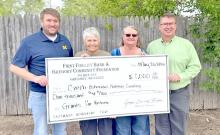The Gregory Community Foundation granted the Czech Bohemian Cemetery $1,000.00 to help with headstone restoration. The Gregory Community Foundation has donated over $275,000.00 towards local causes since the foundation’s inception. They are currently raising money to help grow the fund.