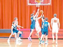 Gorillas dominated the court against the Burke Cougars last Friday night by a score of 96-20. (Photo by Calli Jo Photography)