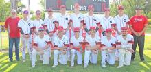 Members of the 2025 Gregory American Legion Post 6 baseball team are, back row: Coach Lonnie Klundt, Jad Leber, Lincoln. Juracek, Landon Keiser, Jckson Bolander, Colt Keiser, Rane Kenzy, Cruz Klundt, Noah Bearshield, and Coach Ben Bearshield; front row, l to r: Dylan Fiebelkorn, Cash Hemming, Aiden Frasch, Hudson Fuhrer, Zach Wheeler, and Jayder Schonebaum.