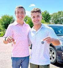 State qualifiers include Luke Stukel (l) and Trey Murray (r).