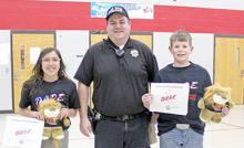 Fifth graders honored at D.A.R.E. graduation last week
