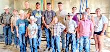 On Sunday, July 13, 2025, 4-H youth from Gregory and Tripp County traveled to Valentine, NE, for a Beef Mentorship Clinic hosted by Josh Delaney and Andy Dawson at the Delaney Cattle Services facility. Youth learned about daily care including washing, drying, and fitting of beef. Josh and Andy also went over the fundamentals of beef showmanship.
