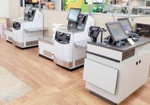 Buche Foods recently installed self-serve check-out kiosks to their Gregory store. Regular check-out lanes are still available, however, for customers who prefer personal service or who aren’t daring enough to use self check-out.