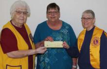 Gregory Lions Club donates to Dakota Senior Meals to assist with expenses