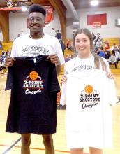 Daniel Mitchell, of Gregory, had a total of 17 pts. Karley VanDerWerff, of Platte/Geddes won, after a three round tie, with 22 pts., against Kamaria Krogman, White River, finishing with 20 pts.