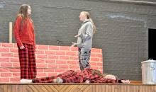 Cats and dogs fight for turf in Gregory Middle School play