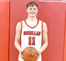 Cruz Klundt scored his 1000th career point in the game against St. Mary’s Catholic in O’Neill on Tuesday, December 17, 2024.