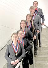 Six students competing in five events all managed to earn superior ratings at the State Oral Interpretation Festival.