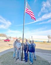 Family donates new flag pole to American Legion