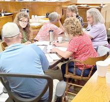 Gregory County residents participate in the job of auditing the recent election.