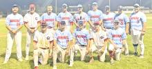 The Burke Bombers will head to the state tournament as either the district champions or the runner-up. They are back row, l to r: Coach Blake Hoffman, Kade Braun, Blake Boes, Tommy Determan, Coy Determan, Hunter Van Niewenhuyse, Dustin Stukel, Christian Schweigert, and Aaron Vomacka. Front row, l to r: Gannon Thomas, Brogan Glover, Jordan Vosika, Sawyer Tietgen, and Ben Witt.