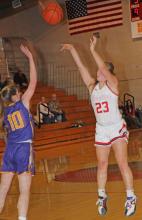 Jessy VanDerWerff led the team with 24 points in the Lady Gorillas’ win against Stanley County last Tuesday.