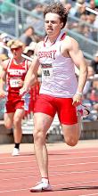 Pierce Stukel has had his eye on the 200m record, and managed to break it on Saturday at the Platte-Geddes Relays. (Submitted photo)