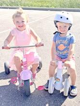 Riders of all ages attended the Bike Rodeo at the hospital parking lot on Saturday, July 26, 2025.