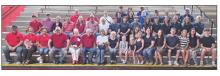 Members of the Raymond family gathered Saturday, June 13, 2026, for their annual family reunion. Relatives traveled from several communities to reconnect, share family memories and enjoy a day together. Family members were grouped by shirt color to represent different branches of the family.