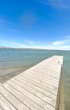 River season approaches - the docks hit the water at Snake Creek