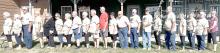 Twenty-one cousins that were in attendance were, l to r: Adella Mausbach, Joyce Neyhart, Marvin Schochenmaier, Allen Schochenmaier, Carol Ann Bolton, Patrica Petersen, Kathie Hausmann, Barry Schochenmaier, Sandy Hoffman, Leon Schochenmaier, Andy Odenbach (Canada), Donna Skalla, Kevin Schochenmaier, Michael Schochenmaier, Randy Schochenmaier, Joann Bentz, Terry Burke, Gail Kassmeyer, Nancy Bogenhagen, Lorie Coulson, and Linda Boese (Canada).