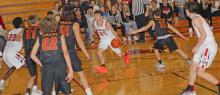 Jordan Songer, #21, contributed 11 points to the Gorillas’ win against the Avon Pirates on Thursday, January, 27 at home.