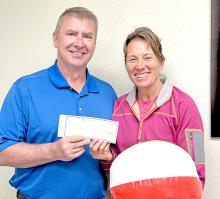 Representing First Fidelity Bank, Sam Flakus on the left, and representing the Gregory Pool Fund, on the right, Kellie Stukel.
