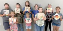 Gregory County 4-H held a string art workshop