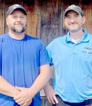 Kelly Lindwurn (l) and Jeremy Smith (r) are the owners of the newly-established Star Lake Outfitters. They recently purchased Shattuck Hunting Service to offer lodging for nightly, weekly, or special occasion stays.