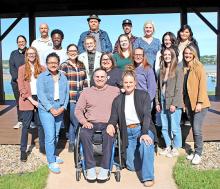 The 2025 Sutton Leadership Institute Class is shown here with Billie and Kelsea Sutton.