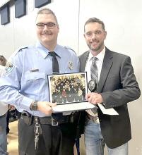 The Gregory PD is proud to announce that Officer Tom Claussen has completed and graduated from the 13-week law enforcement training at the Police Academy. He is shown here with Gregory Police Chief Ryan Cook, who attended the graduation ceremony. Be sure to congratulate Claussen when you see him on duty around town.