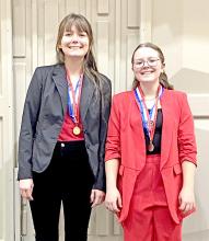 The duet of Piper Bartlett and Madi Graber earn a superior.