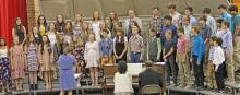 Gregory Middle School students perform for spring concert