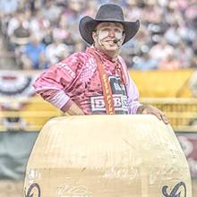 Say howdy to Matt Tarr, Burke Stampede Rodeo Clown and Barrelman