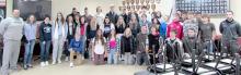 The Burke and Gregory seniors were invited to the Gregory County courthouse last Wednesday to participate in the annual Government Day sponsored by the Legion and Auxiliary posts. (Photo by the Burke Gazette)