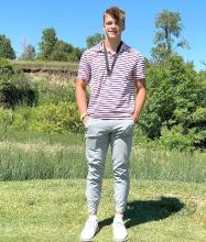 Eli Fogel finished first among the top Class B golfers in South Dakota in an informal tournament in Sioux Falls.