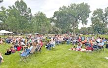 Members of Prairie View Bible Church, First Southern Baptist Church, and Gregory Berean Church gathered together for a community church service at the Gregory City Park on Sunday, September 6.