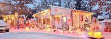 If the four or so inches of snow over the weekend didn’t get you thinking about Christmas, driving past the home of Melvin and LeRay Smith will do the trick. You can’t miss the Smith household in Dallas. Melvin and LeRay go all out every year with their Christmas light spectacular, and this year was no exception. (Photo from Tanner Feyereisen’s Facebook page)
